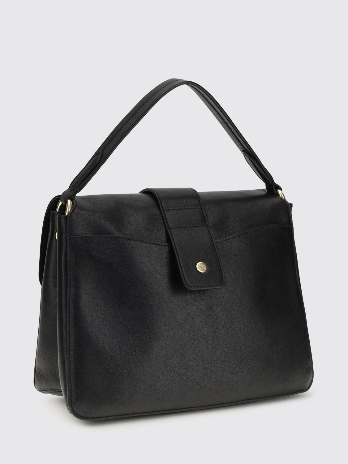 rider lamb leather bag with ekd logo