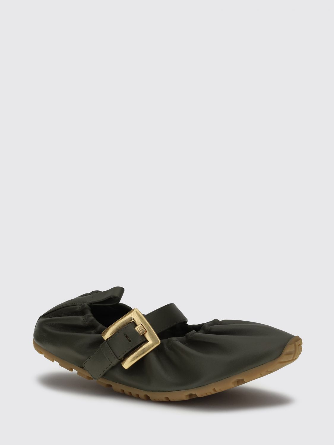 leather ballerinas