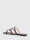 rockstud leather sandals