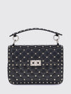 rockstud spike quilted leather bag