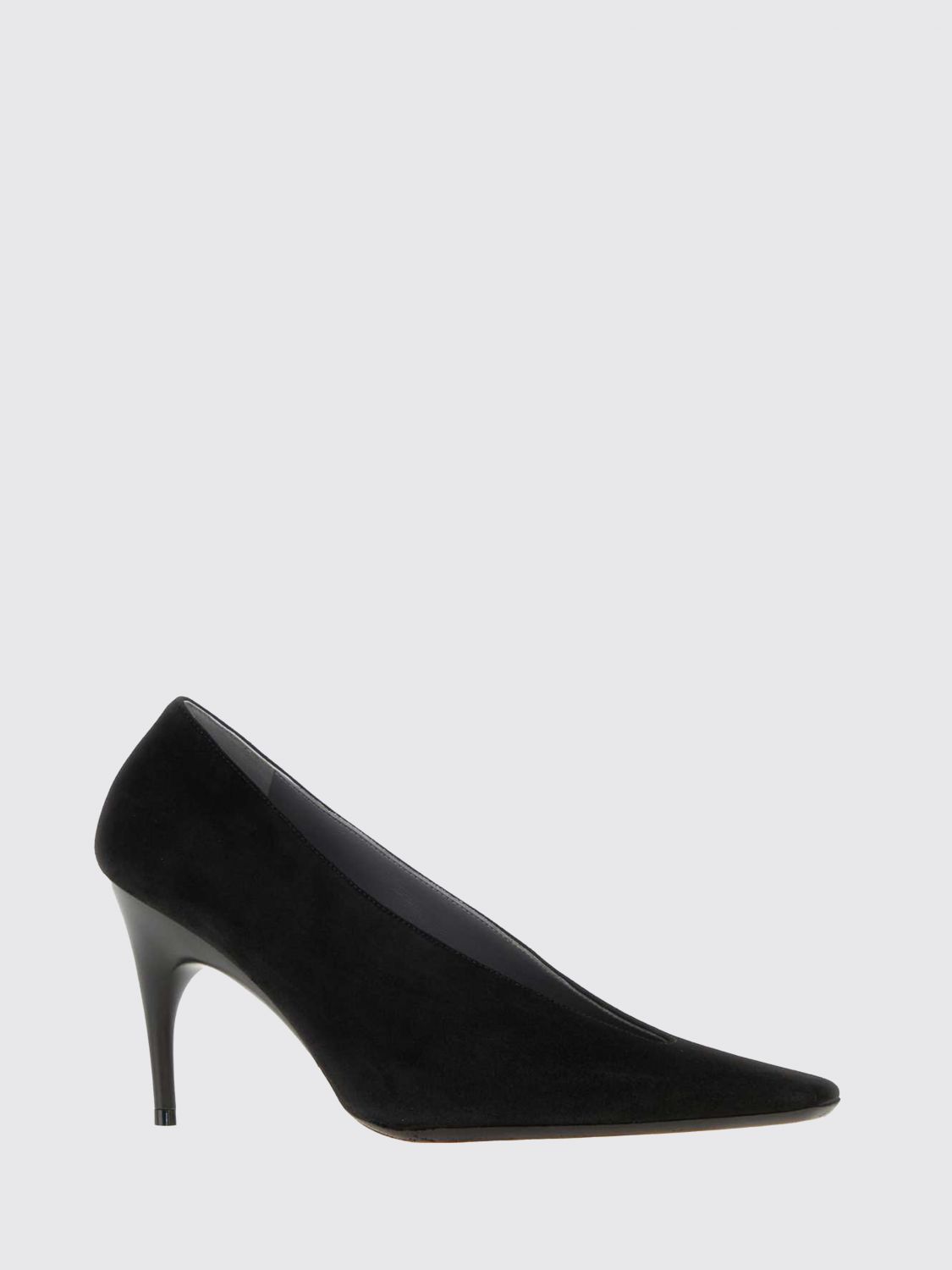 suede duchesse pumps