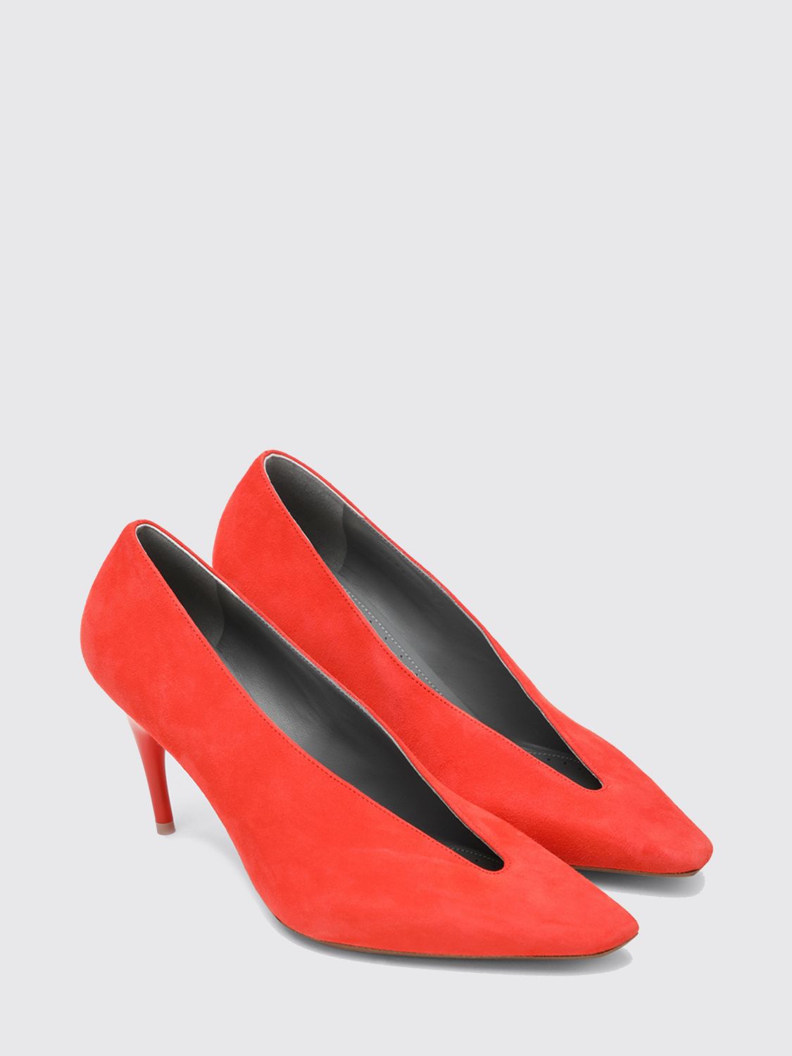 suede duchesse pumps