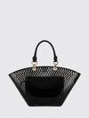 perforated leather bag