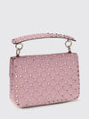 rockstud matelassé nappa leather bag