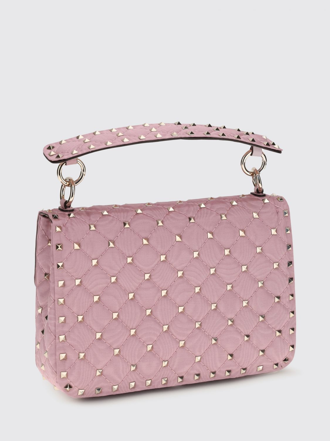 rockstud matelassé nappa leather bag
