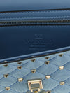 rockstud spike matelassé viscose bag