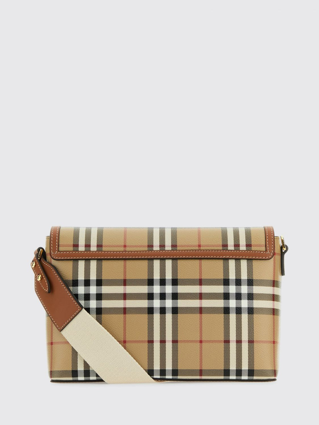 BURBERRY OS note coated cotton vintage check print bag