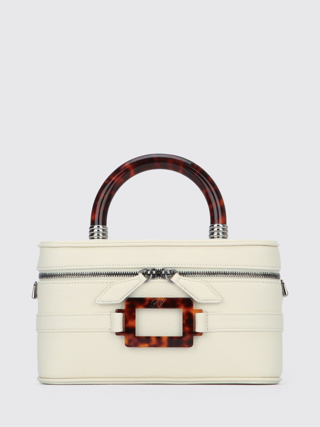 vanity belle vivier leather bag
