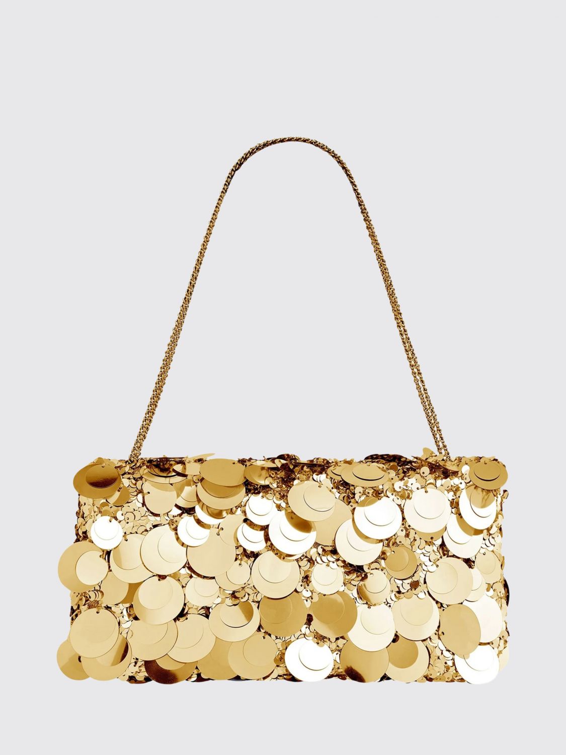 sparkle baguette sequin embroidered fabric bag