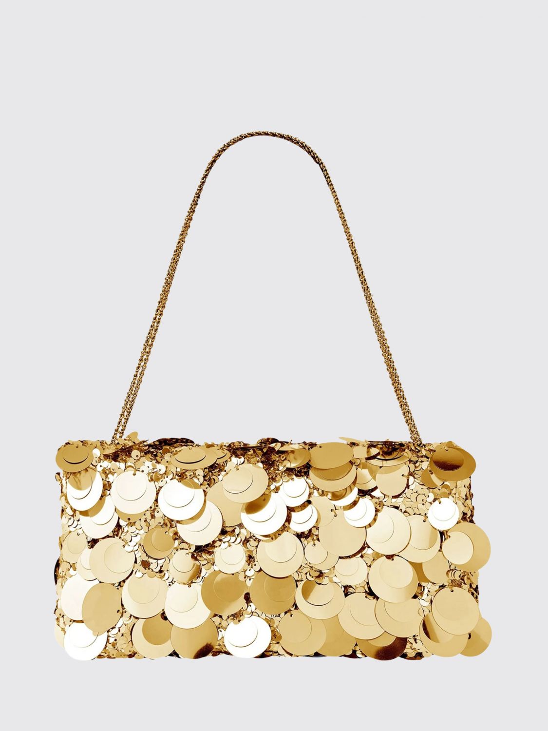 sparkle baguette sequin embroidered fabric bag