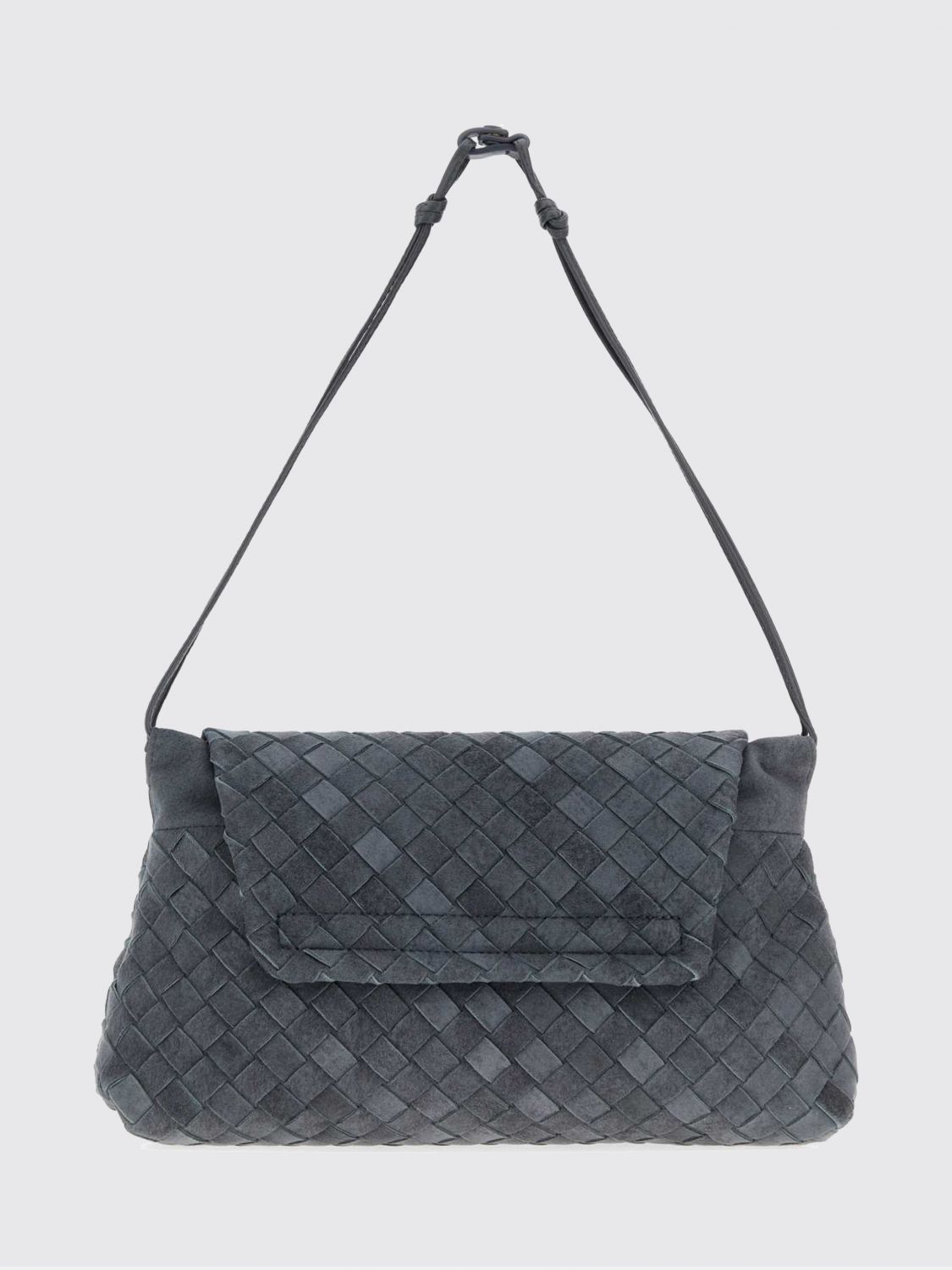 giorno bag in woven suede