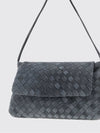 giorno bag in woven suede