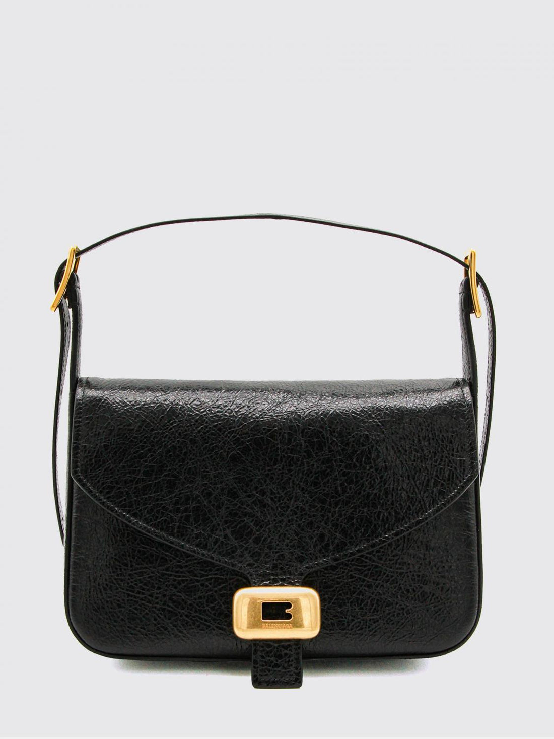 BALENCIAGA OS clicca arena leather bag