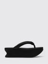 satin gaeta wedge flip flops