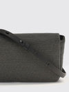 leather pouch with all over monile