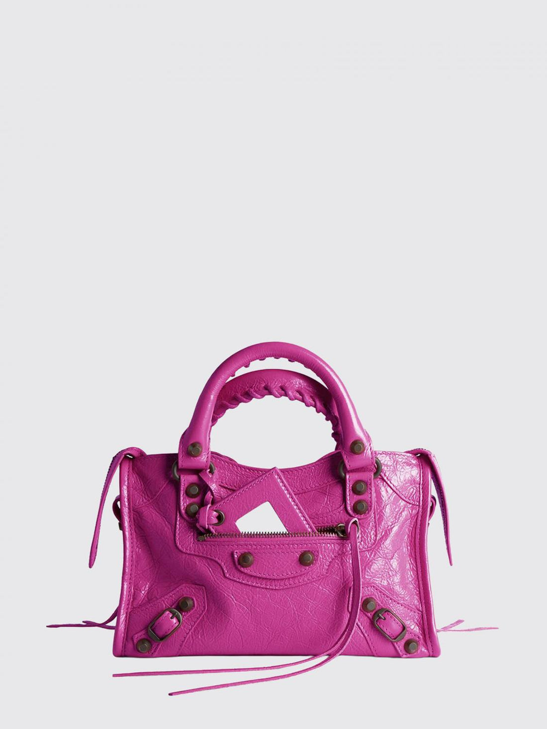 BALENCIAGA OS le city mini arena leather bag