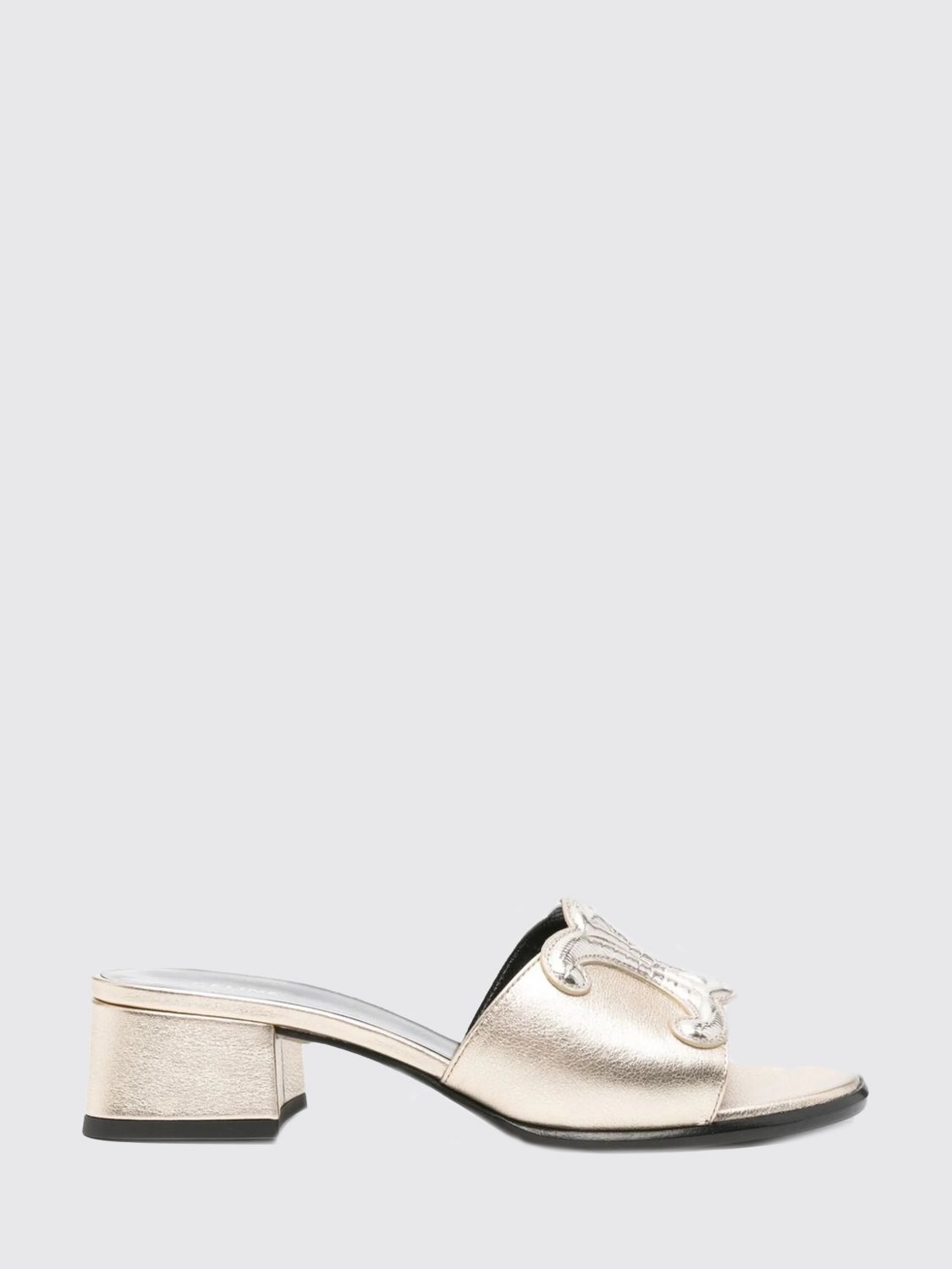 woman's heeled sandal