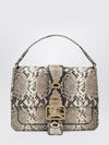 rider bag in python print leather