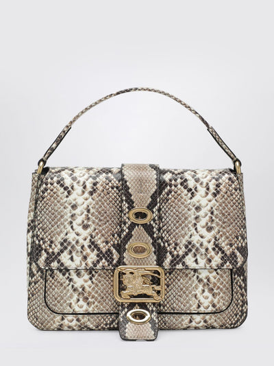 rider bag in python print leather