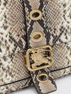 rider bag in python print leather
