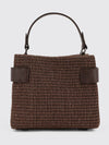 essence mini leather handbag with embroidery