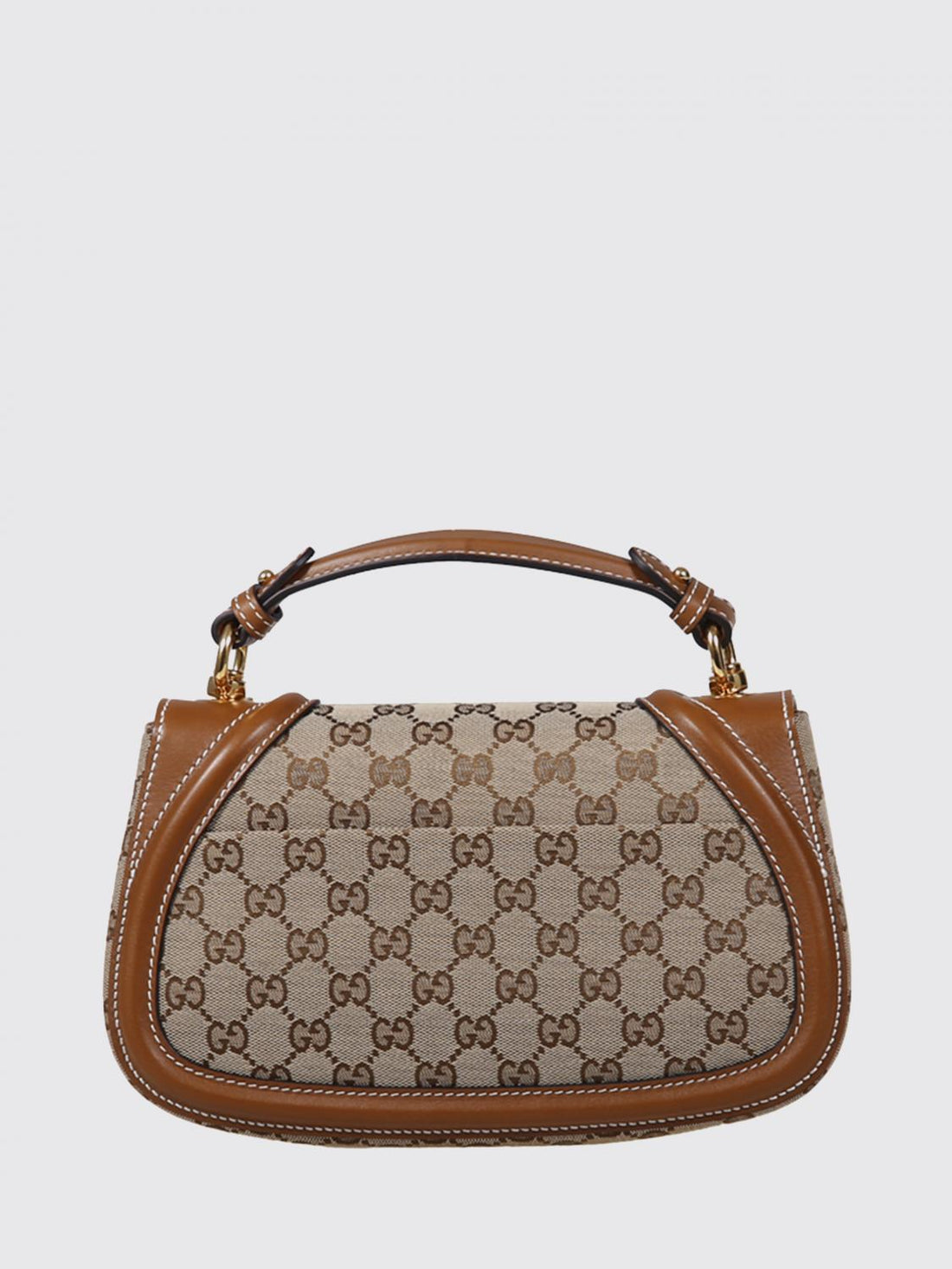 GUCCI OS blondie medium gg fabric and leather handbag with detachable strap