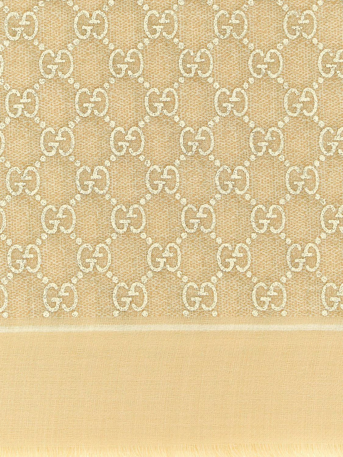 GUCCI OS gg monogram wool stole