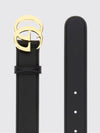 gg marmont smooth leather belt with gold-tone double g buckle