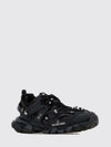 track piercing mesh trainers with jewel applications