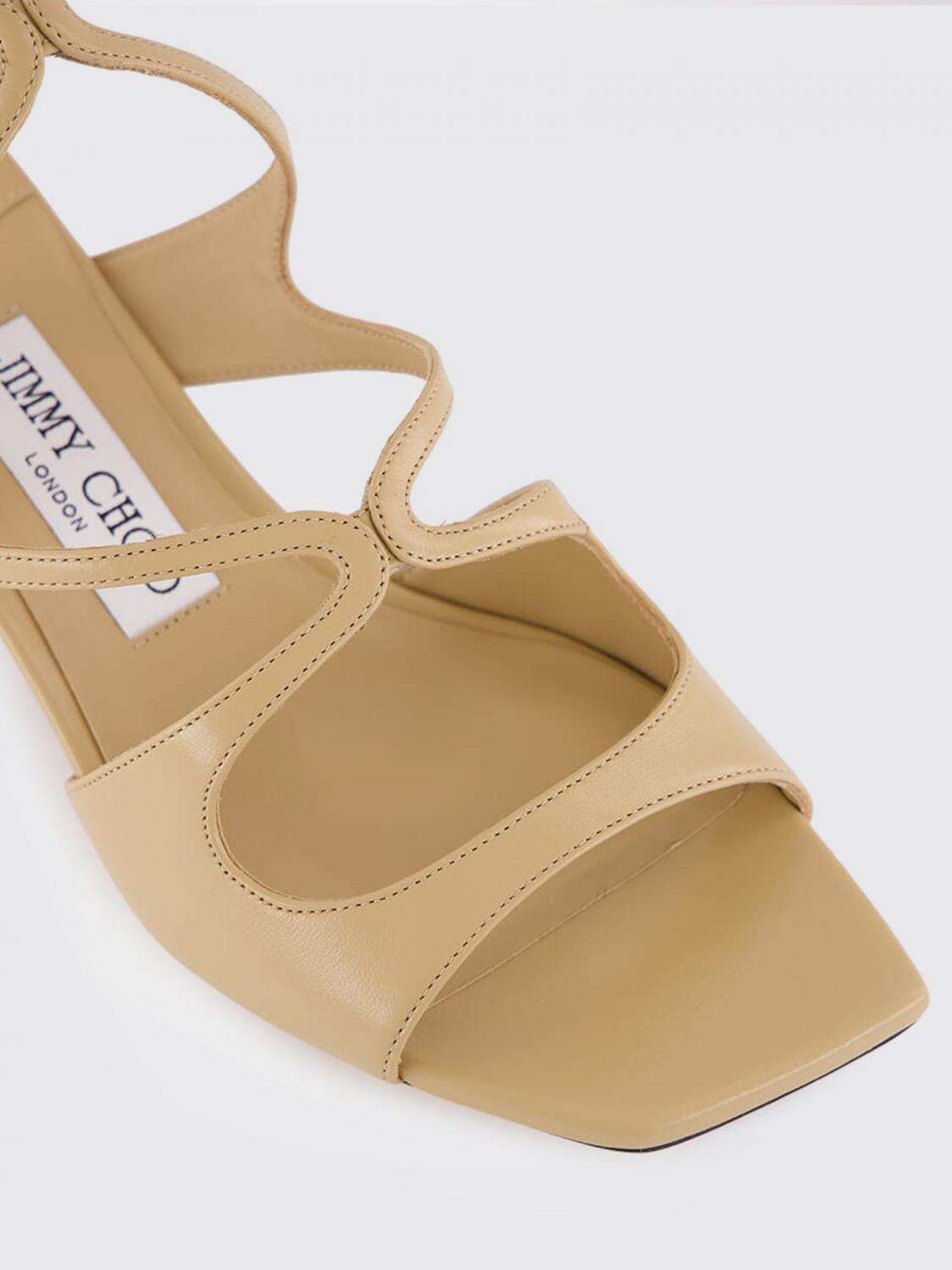 azilia nappa leather sandals with low heel and square toe