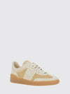 upvillage low-top sneakers in raffia and leather with vlogo