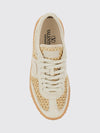 upvillage low-top sneakers in raffia and leather with vlogo