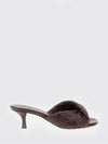 blink woven nappa mid-heel mule sandals