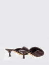 blink woven nappa mid-heel mule sandals