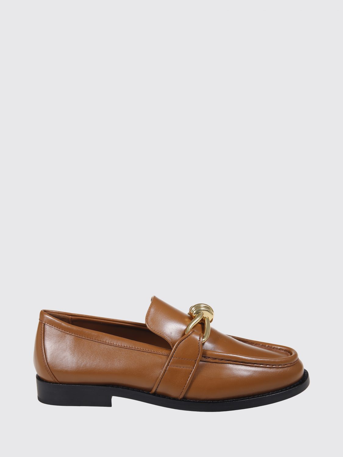 astaire smooth calfskin loafers with knot charm