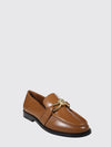 astaire smooth calfskin loafers with knot charm