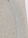 georgia canvas and leather top handle bag with magnetic closure