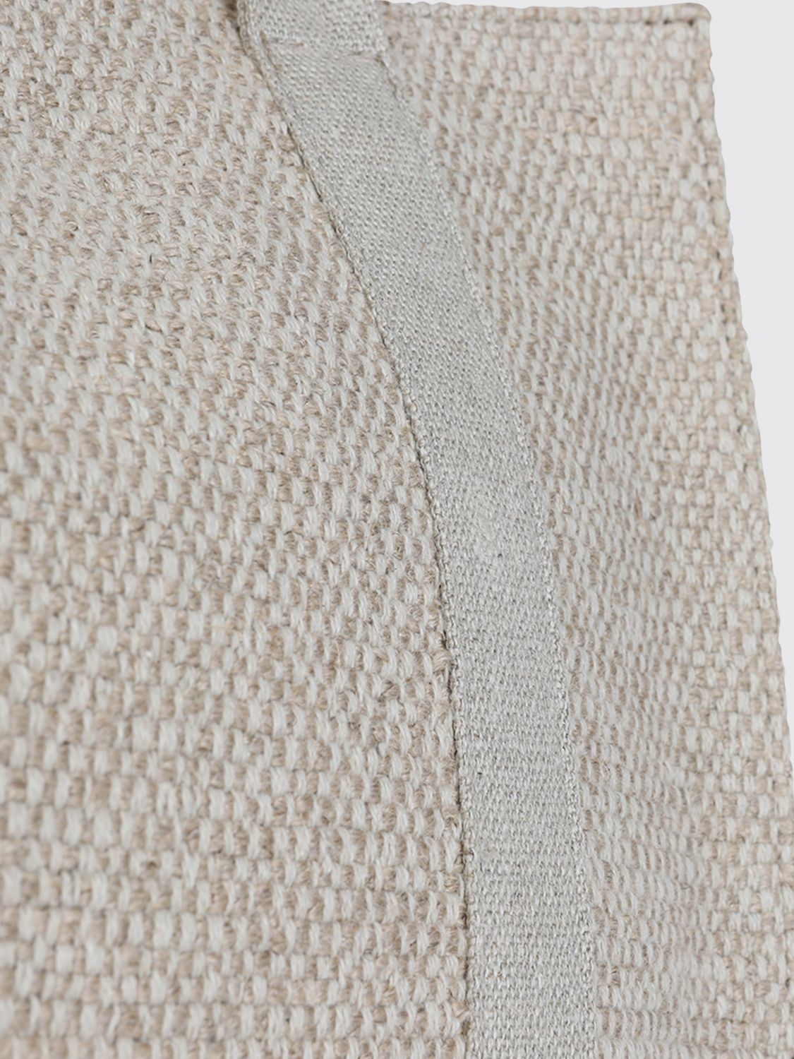 georgia canvas and leather top handle bag with magnetic closure
