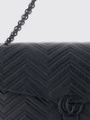 large gg marmont black quilted nappa shoulder bag by