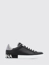 portofino smooth calfskin low-top sneakers with logo