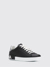 portofino smooth calfskin low-top sneakers with logo