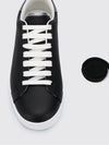portofino smooth calfskin low-top sneakers with logo