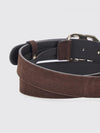 gg marmont slim suede belt with gg buckle