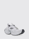 low-top mesh and rubber trainers with chunky sole and double pull-tab