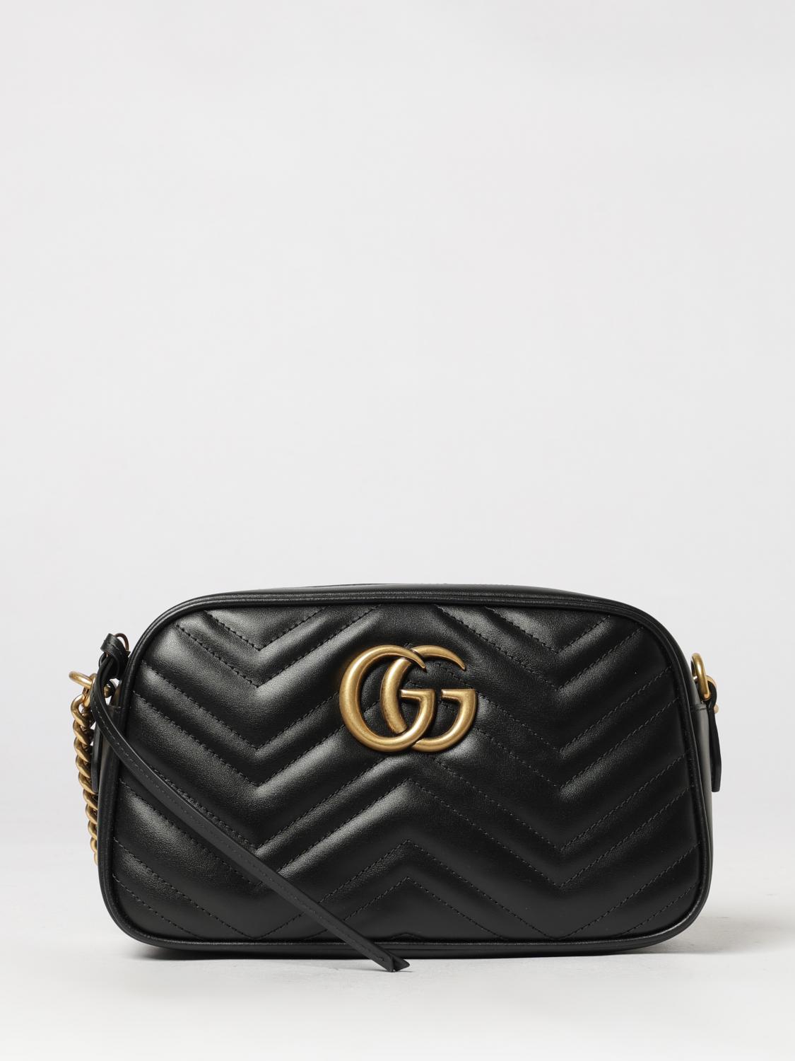 gg marmont matelassé chevron nappa shoulder bag