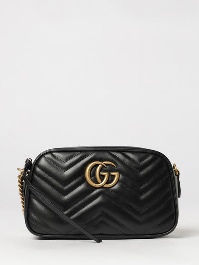 gg marmont matelassé chevron nappa shoulder bag