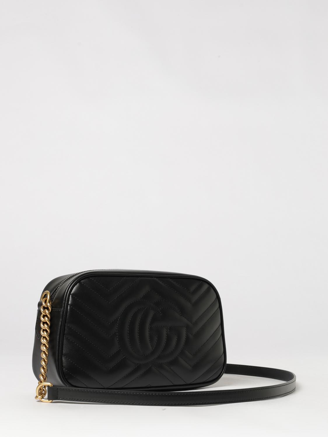 gg marmont matelassé chevron nappa shoulder bag