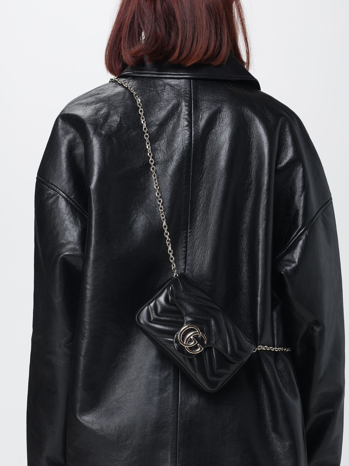gg marmont matelassé nappa mini shoulder bag