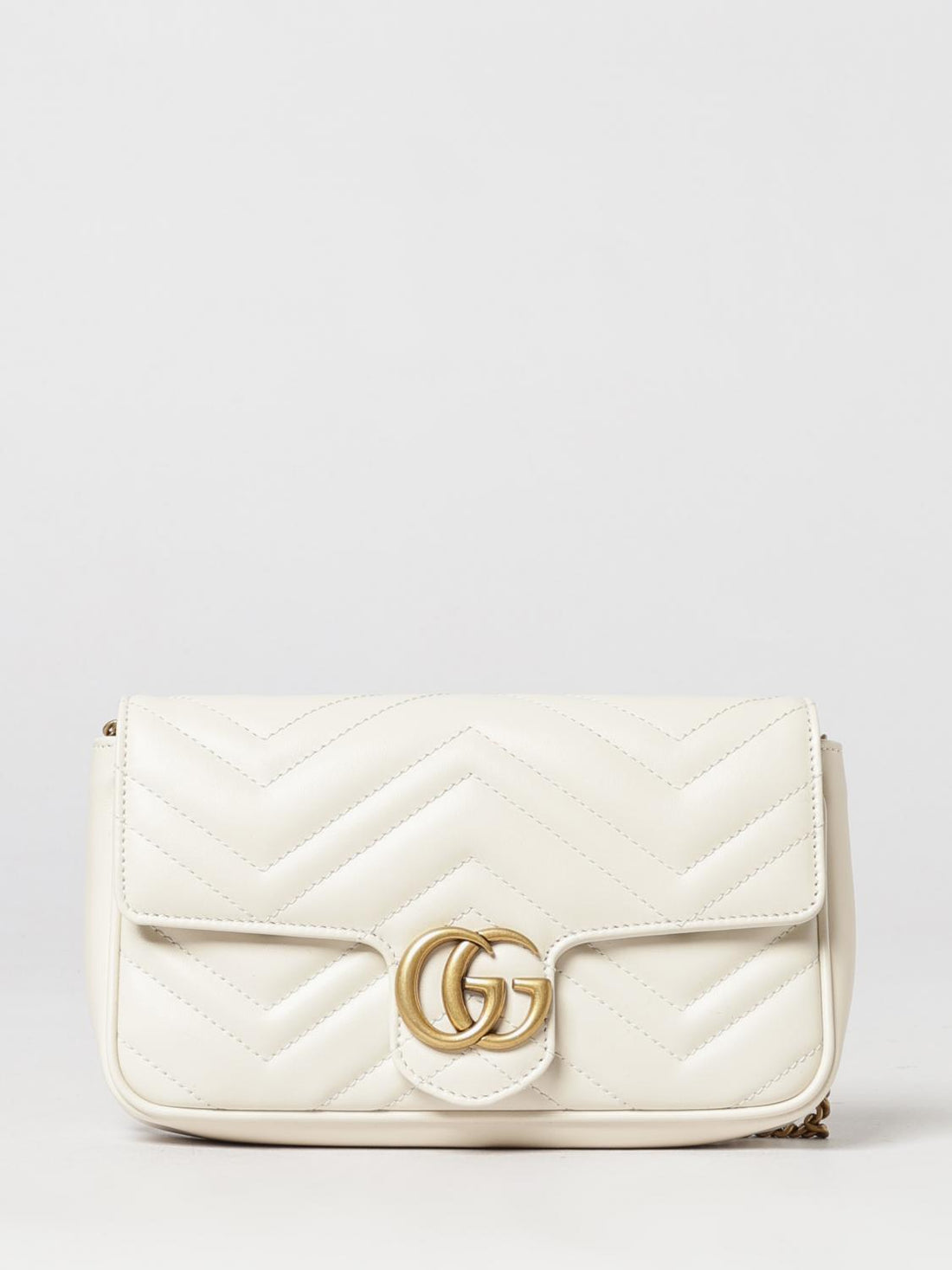 GUCCI OS gg marmont matelassé chevron nappa mini shoulder bag