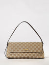 madison gg monogram jacquard shoulder bag with leather handle